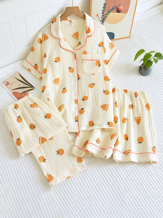 Elise Elegante Katoenen Pyjama Set