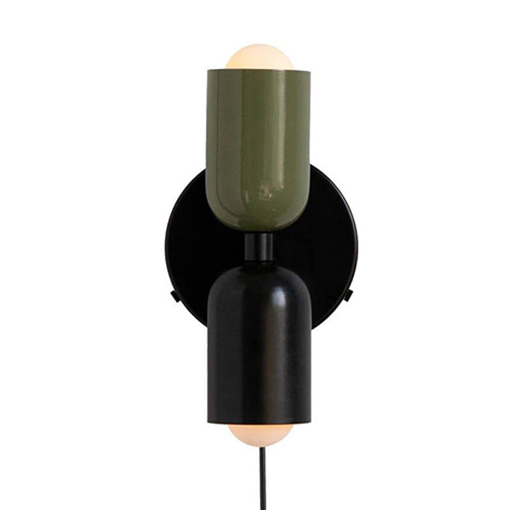 Moderne Korte Dubbele Hoofd Wandlamp voor Homestay met Verstelbare Koppen en Minimalistisch Design