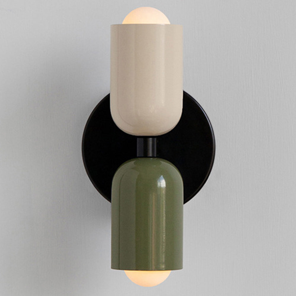 Moderne Korte Dubbele Hoofd Wandlamp voor Homestay met Verstelbare Koppen en Minimalistisch Design