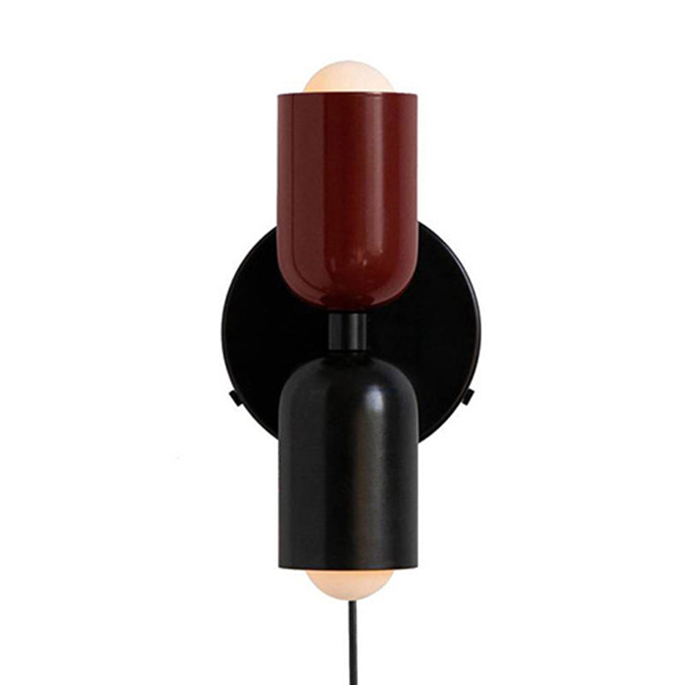 Moderne Korte Dubbele Hoofd Wandlamp voor Homestay met Verstelbare Koppen en Minimalistisch Design