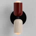 Moderne Korte Dubbele Hoofd Wandlamp voor Homestay met Verstelbare Koppen en Minimalistisch Design