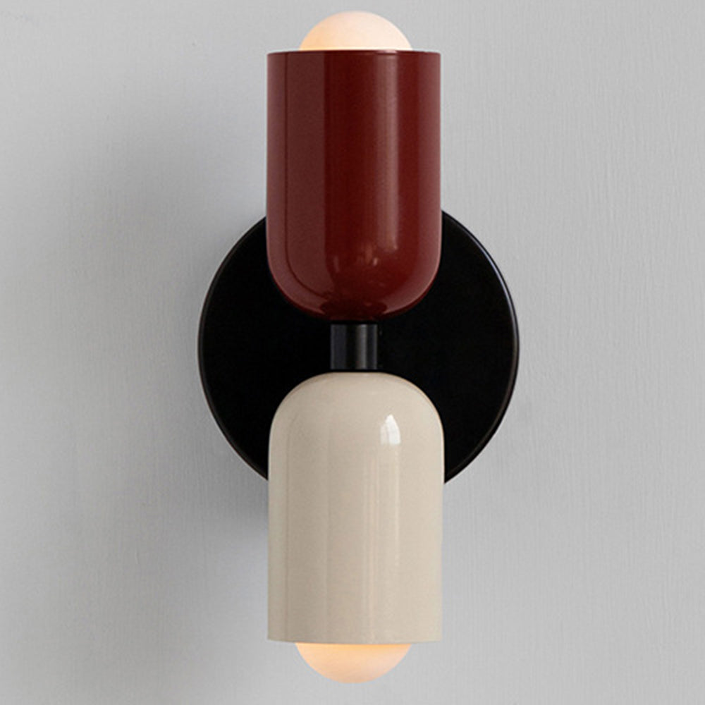 Moderne Korte Dubbele Hoofd Wandlamp voor Homestay met Verstelbare Koppen en Minimalistisch Design