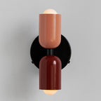 Moderne Korte Dubbele Hoofd Wandlamp voor Homestay met Verstelbare Koppen en Minimalistisch Design