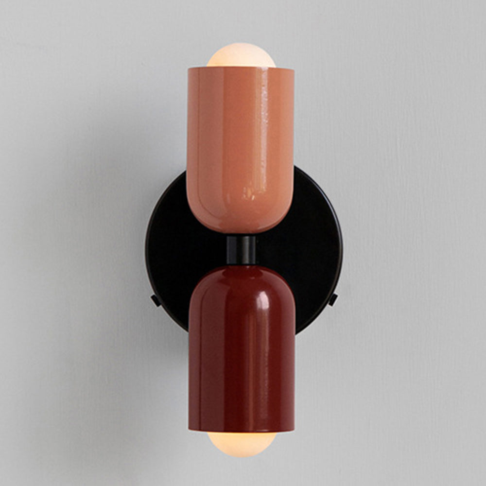 Moderne Korte Dubbele Hoofd Wandlamp voor Homestay met Verstelbare Koppen en Minimalistisch Design