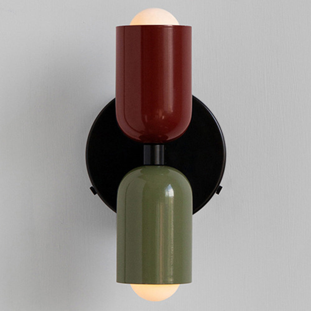 Moderne Korte Dubbele Hoofd Wandlamp voor Homestay met Verstelbare Koppen en Minimalistisch Design