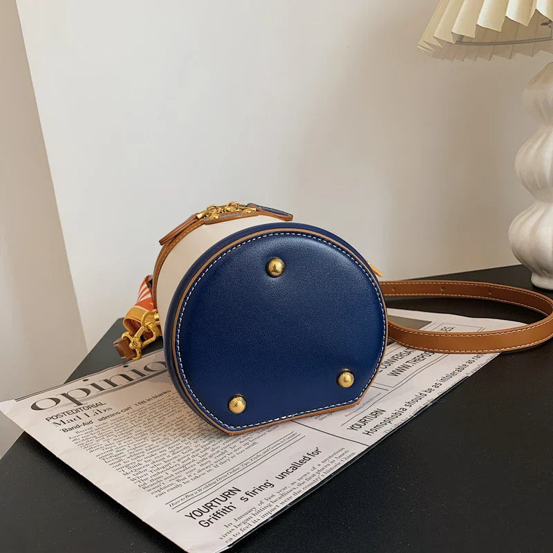 Chique cilinder-emmertas voor dames - Trendy crossbody- en one-shoulder-stijl