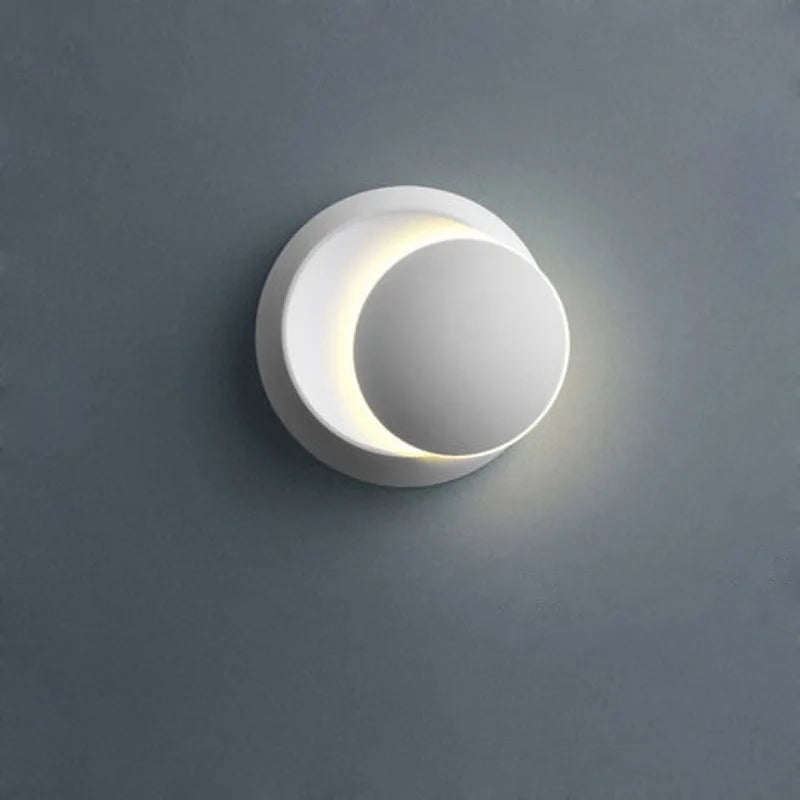 Moderne 5W LED Wandlamp Zwart/Wit met 350 Graden Rotatie voor Binnen - Elegante Muurlamp voor Woonkamer en Slaapkamer-2