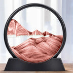 3D Bewegend Zand Kunstafbeelding | Diepzee Zandsculptuur Zandloper voor Ontspanning & Bureau Decor