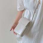 De OUSU Mini PU-leren portemonnee