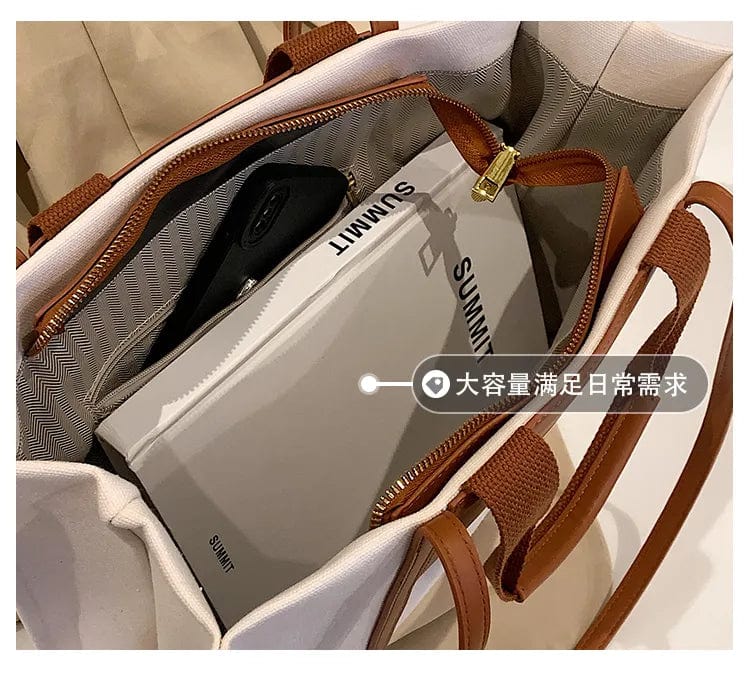 Trendy canvas tas