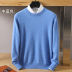 Leonard: Luxe 100% Pure Kasjmier Trui | Japanse Brei - O-Hals Pullover