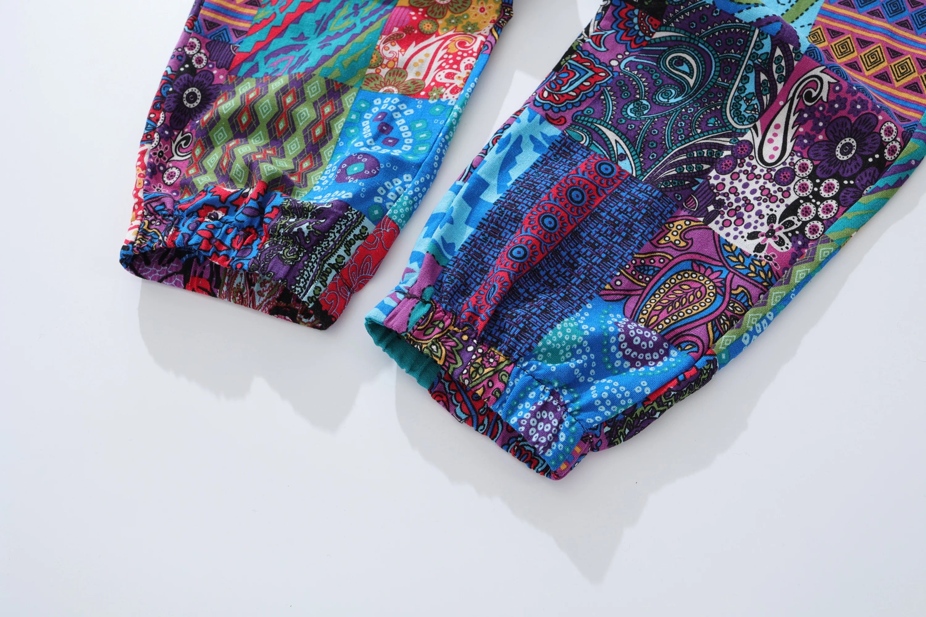 Heren Broeken Katoenlinnen Met Paisleyprint 4