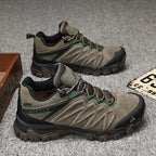 Heren Wandelschoenen Leer Duurzaam Met Antislip Rubberen Zool 4