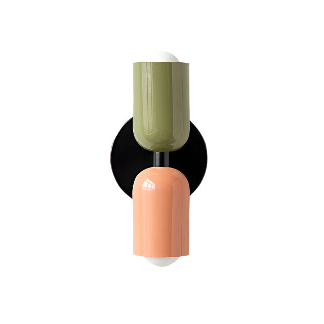 GlowDuo - Dubbele LED Wandlampen Crème Elegantie