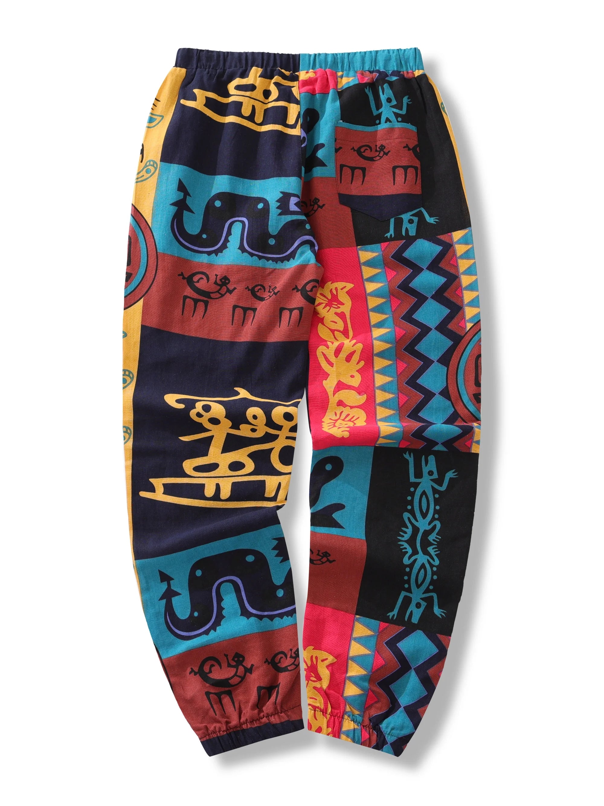 Heren Joggingbroek Katoenmengsel Boho Tribal Print Korte Sweatpants 3