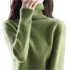 Sinead: Japanse gebreide 100% kasjmier coltrui voor vrouwen: herfst- en wintermust-have
