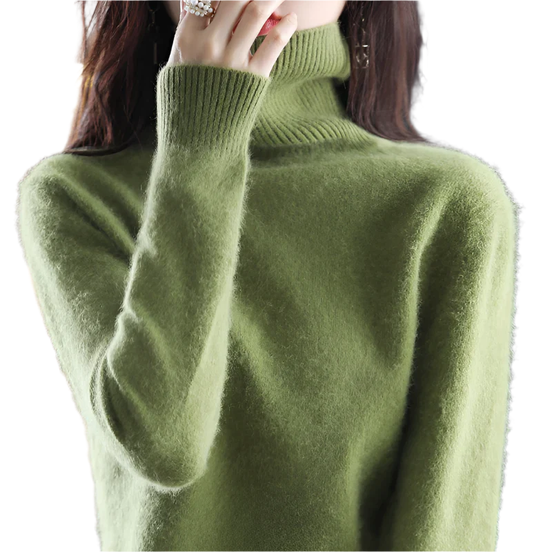 Sinead: Japanse gebreide 100% kasjmier coltrui voor vrouwen: herfst- en wintermust-have