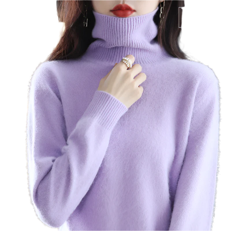 Sinead: Japanse gebreide 100% kasjmier coltrui voor vrouwen: herfst- en wintermust-have