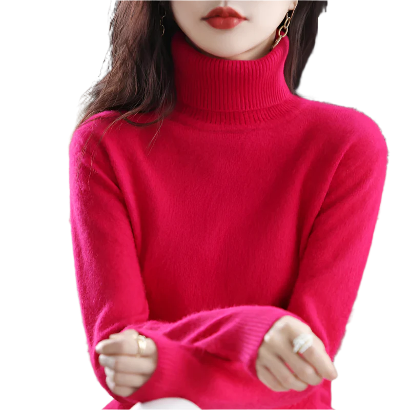 Sinead: Japanse gebreide 100% kasjmier coltrui voor vrouwen: herfst- en wintermust-have
