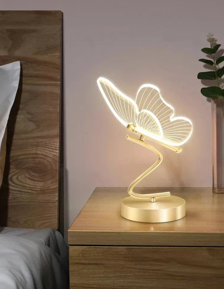 VlinderLicht - Luxe Moderne Tafellamp met LED