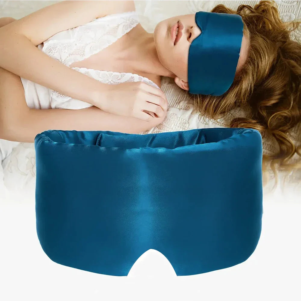 Diepe Slaap Dubbele Laag Zijde Slaapmasker
