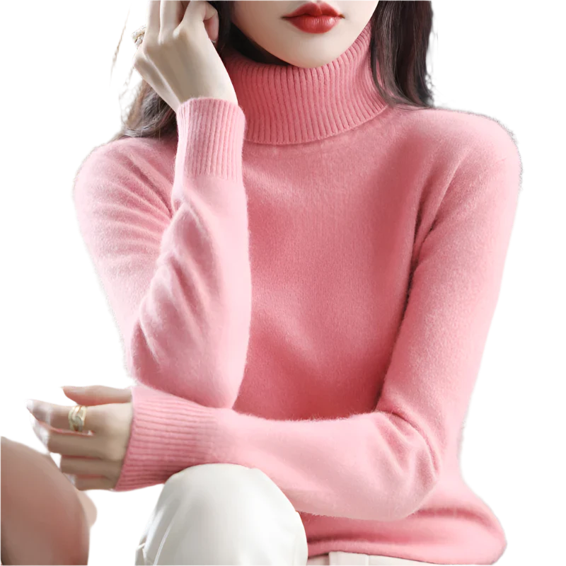 Sinead: Japanse gebreide 100% kasjmier coltrui voor vrouwen: herfst- en wintermust-have