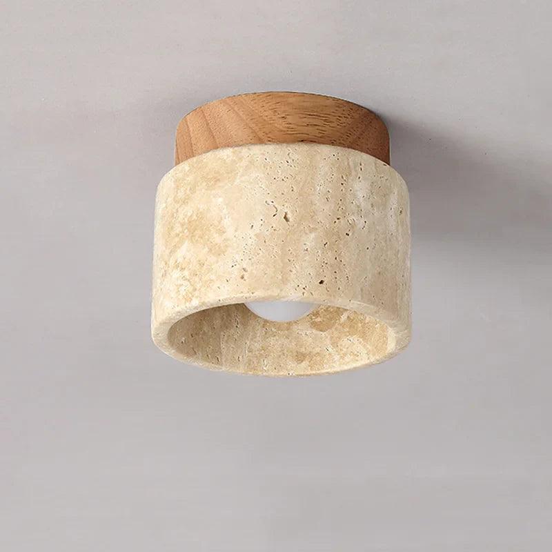 Freja - Marmer & Hout Plafondlamp