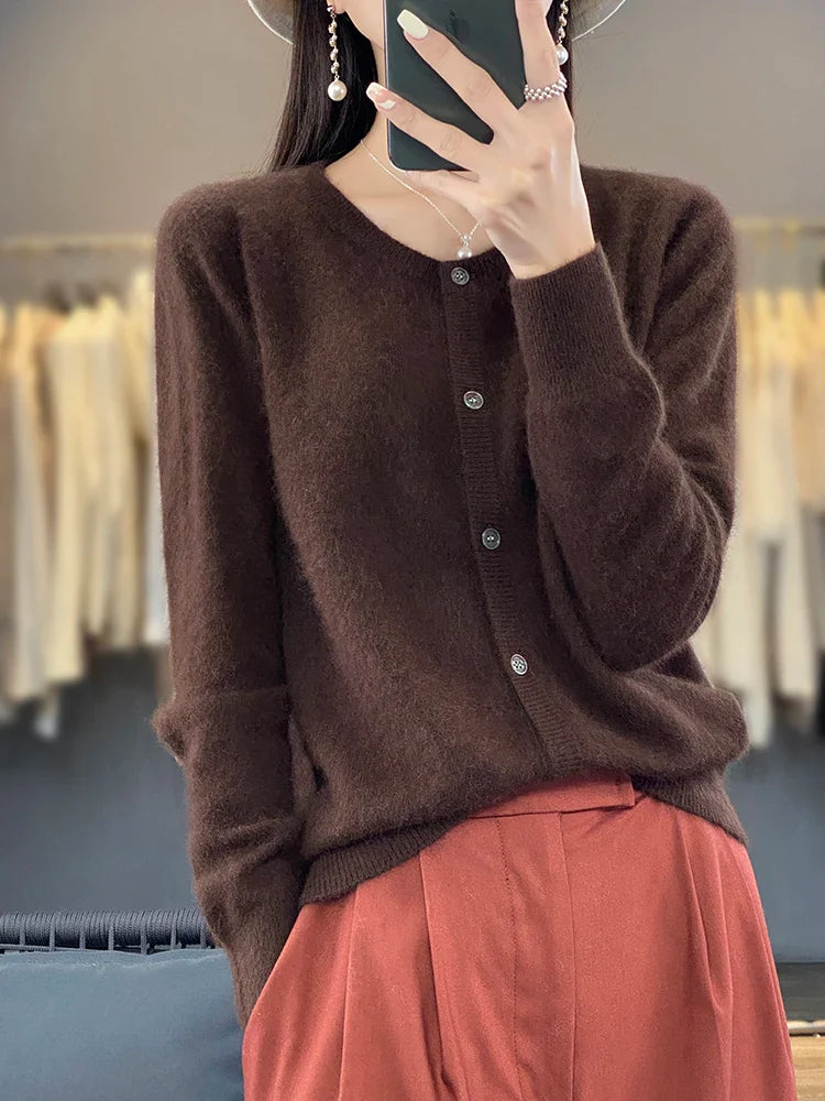 Celine: Trui/Cardigan Super Warm | Pure 100% Kasjmier Trui