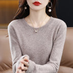 Claire: Dames 100% Pure Wol Cashmere Trui