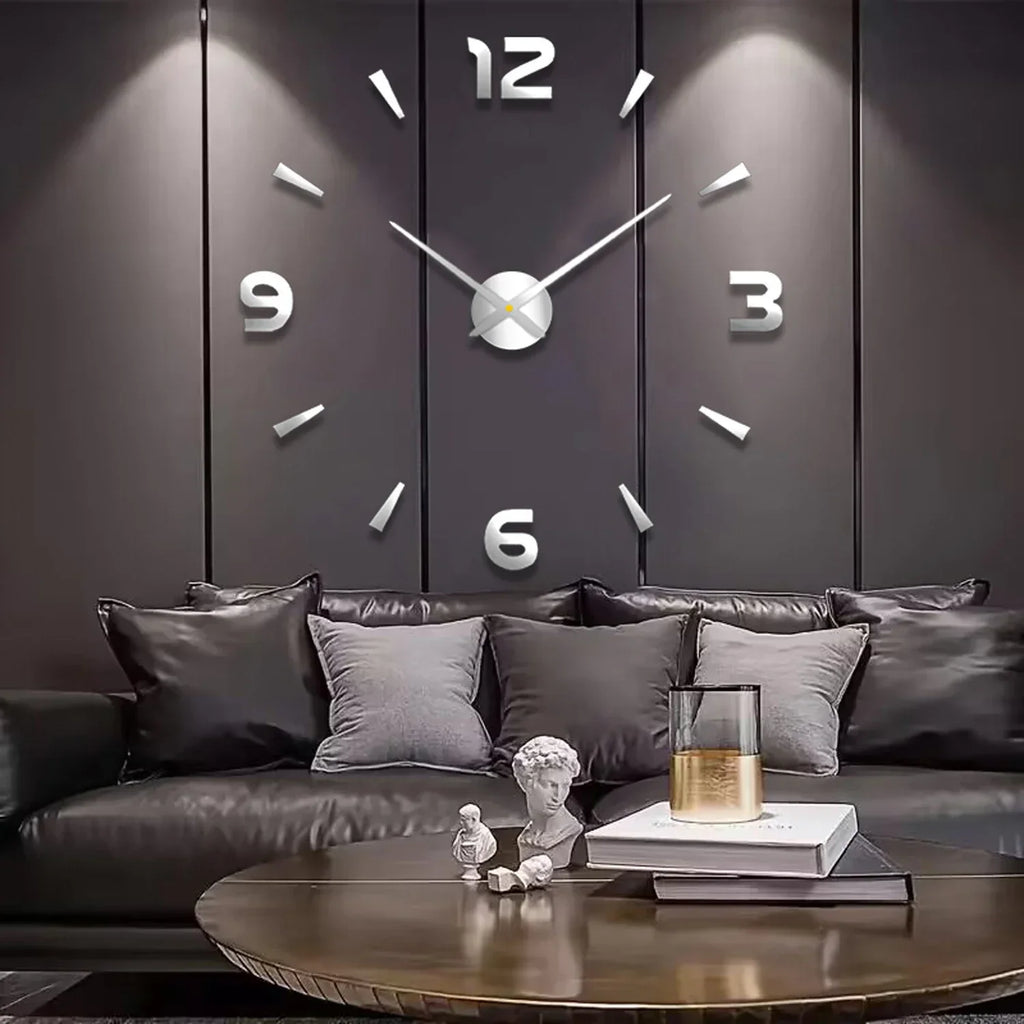 3D Kaderloze Grote Wandklok