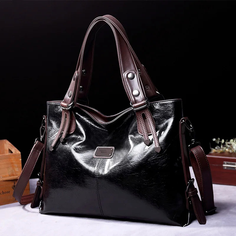 Of | Leren tas