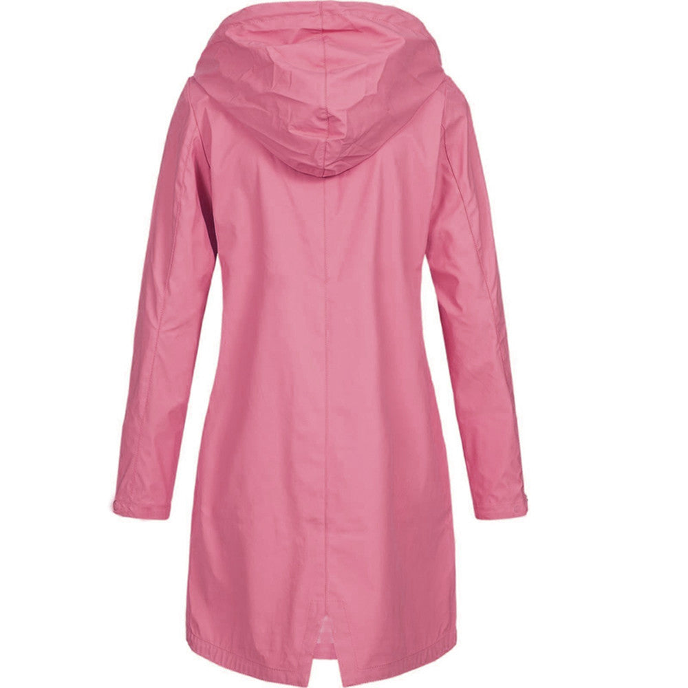 Dames Regenjas – Stijlvolle Waterdichte Jas voor Modebewuste Bescherming