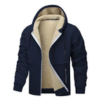 Heren Casual Fleece Bomberjas – Comfortabele Losse Pasvorm