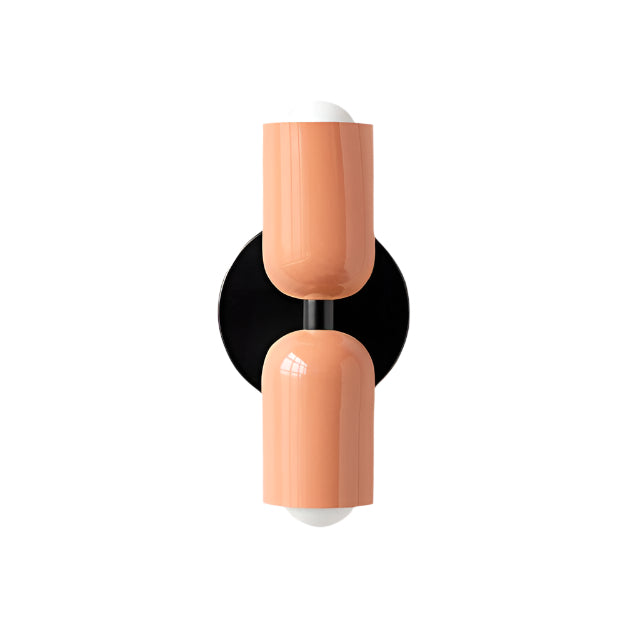 GlowDuo - Dubbele LED Wandlampen Crème Elegantie