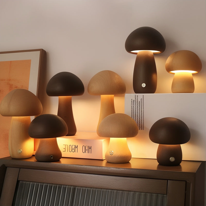 LumiShroom - Stijlvolle USB-Oplaadbare Tafellamp
