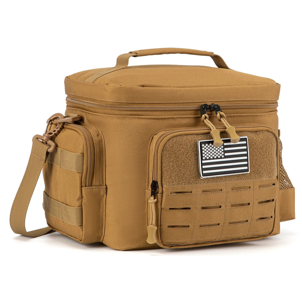 Tactische lunchbox voor heren - Heavy-duty lekvrije koeltas voor werk- en buitenavonturen