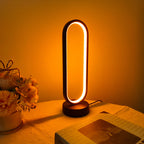 Ringlamp met Driekleurige Dimming – LED Nachtlicht voor Slaapkamer en Woonkamer, Eenvoudig te Installeren, 30 cm Diameter-3