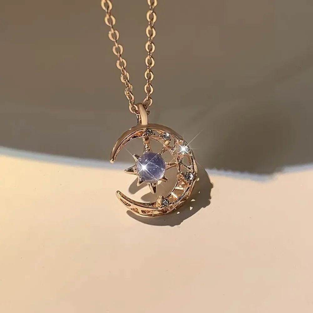 Maansteen - Hangerketting