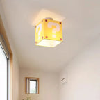 Gele Mario Vraagteken Plafondlamp voor Kinderkamer – Creatieve Plafonnière met Drie Kleurtemperaturen en E27 Fitting-3