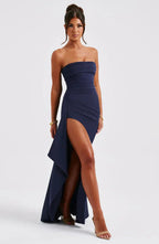Scarlette - Gedraaide maxi-jurk zonder schouders 2