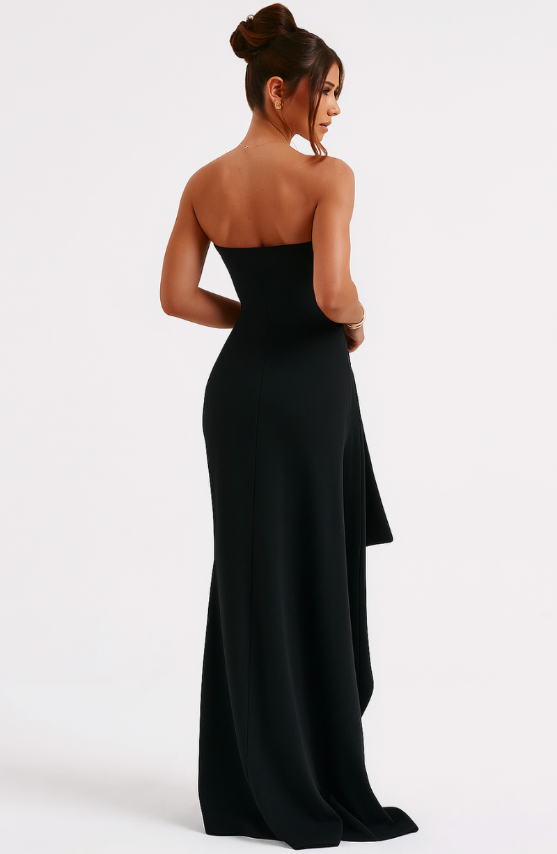 Scarlette - Gedraaide maxi-jurk zonder schouders 5