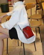 Retro leren crossbodytas™ | Stijlvolle schoudertas