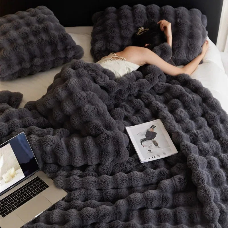 Bubble Plush Zachte Deken