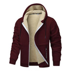 Heren Casual Fleece Bomberjas – Comfortabele Losse Pasvorm