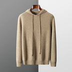 Micheal: Hoodie Sweater - 100% Merino Wol uit Australië: Gebreide Sweatshirt voor Herfst Winter