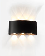 OrrLicht - Brady Wandlamp - IP65 - Zwart/Wit