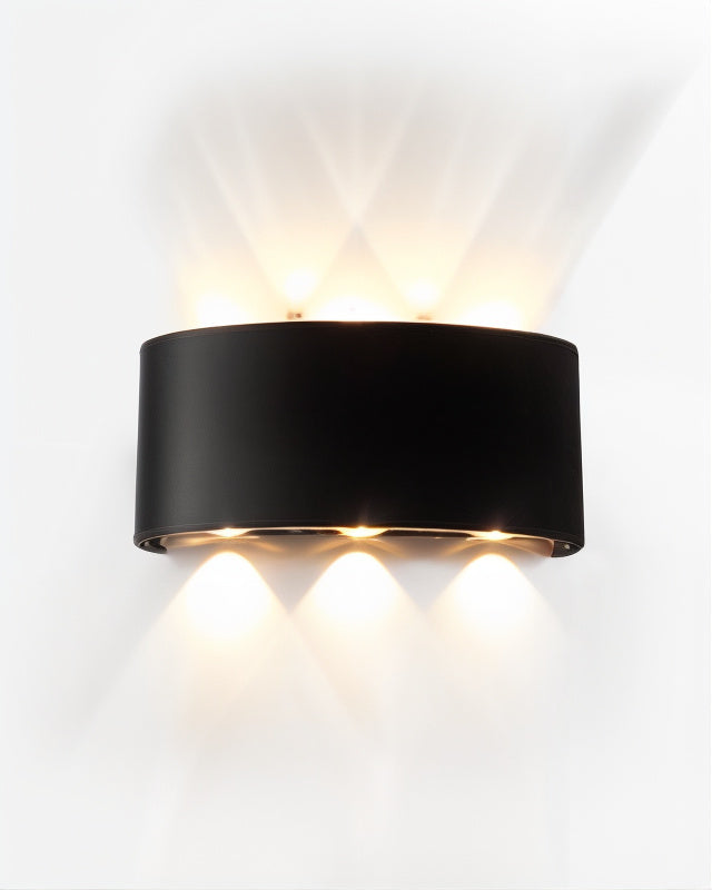 OrrLicht - Brady Wandlamp - IP65 - Zwart/Wit