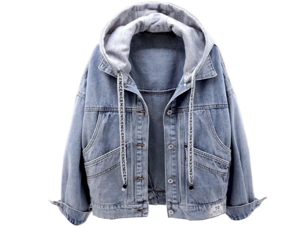 Casual Dames Spijkerjas met Capuchon - Comfortabele denimlook