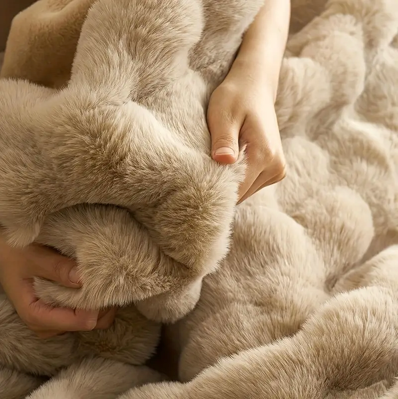 Bubble Plush Zachte Deken