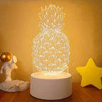 TropiGlow - 3D Ananas LED Nachtlamp